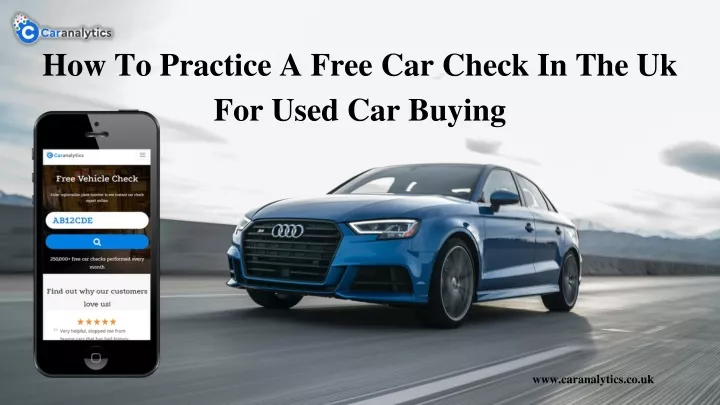 how to practice a free car check
