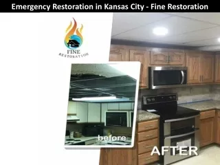 Emergency Restoration in Kansas City - Fine Restoration