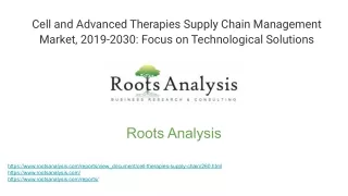 Cell and advanced therapies supply chain management market