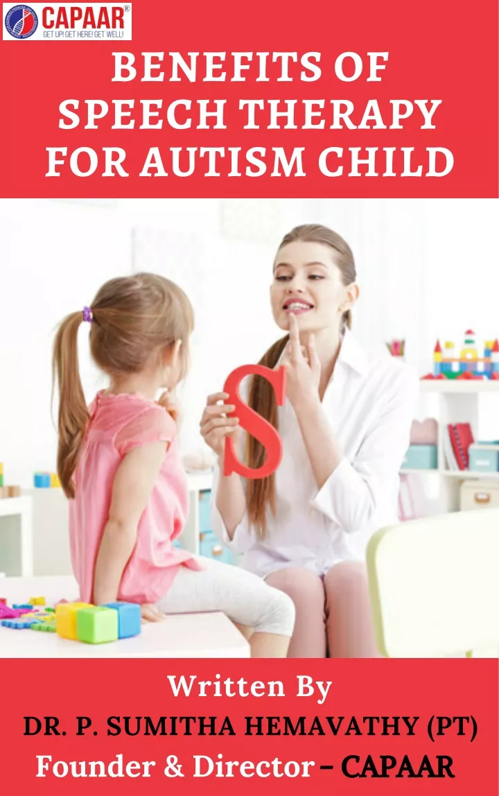 benefits of speech therapy for autism child