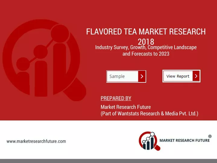 flavored tea market research 2018