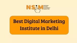 Best Digital Marketing Institute in Delhi