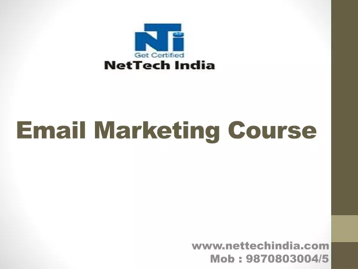 email marketing course