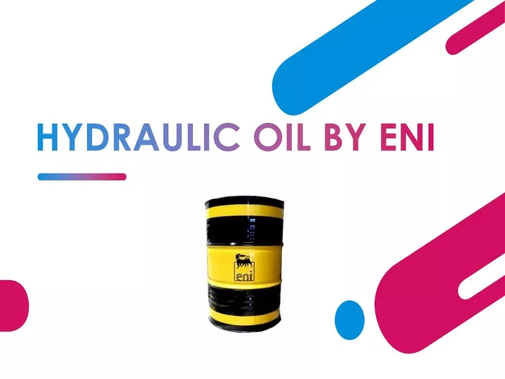 hydraulic oil by eni