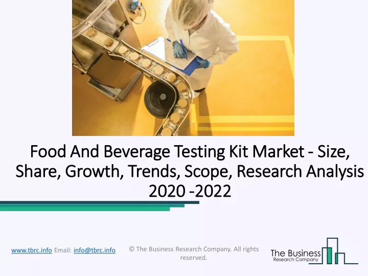 food and beverage testing kit market food