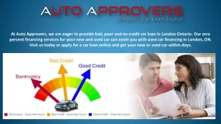Auto Loan London Ontario