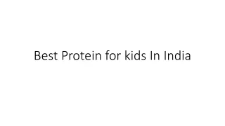 Best Protein Powder For Kids In India : Protinex Junior