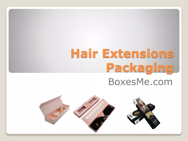 hair extensions packaging