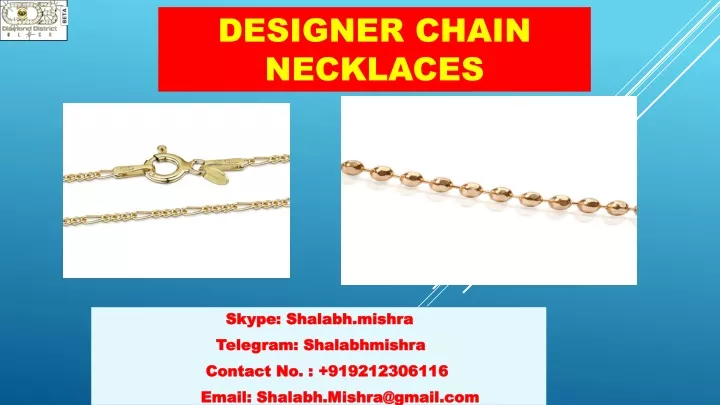 designer chain necklaces