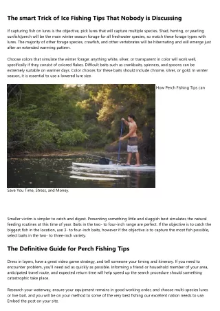 Here Is A Method That Is Helping Fishing Strategies.