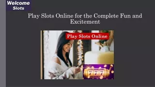 Mobile Slots Upgraded Level Of The Slot Gambling Platform