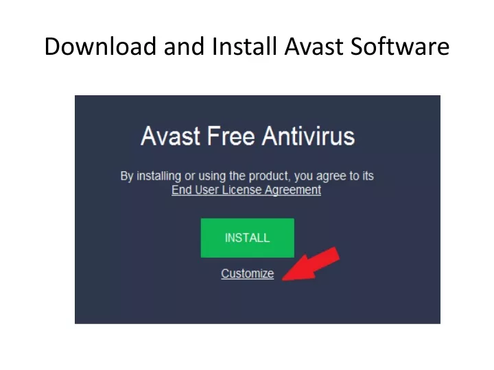 download and install avast software
