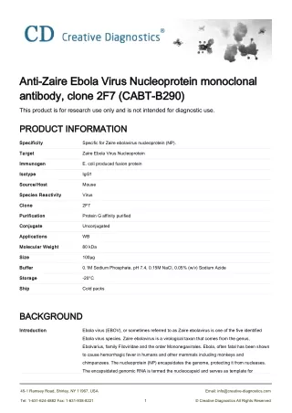 ebola virus nucleoprotein