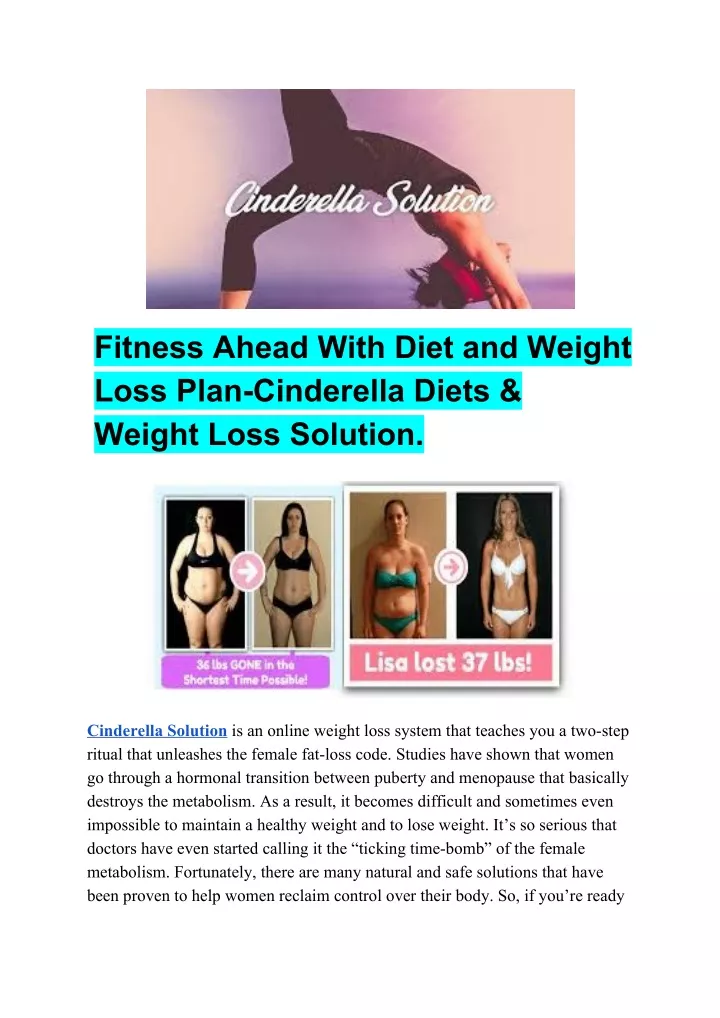 fitness ahead with diet and weight loss plan