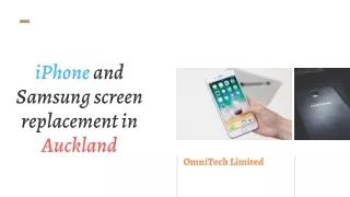 iPhone and Samsung screen replacement in Auckland