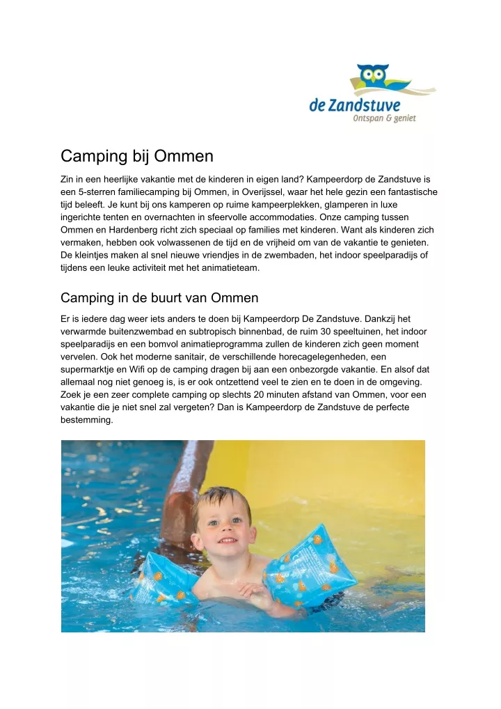 camping bij ommen