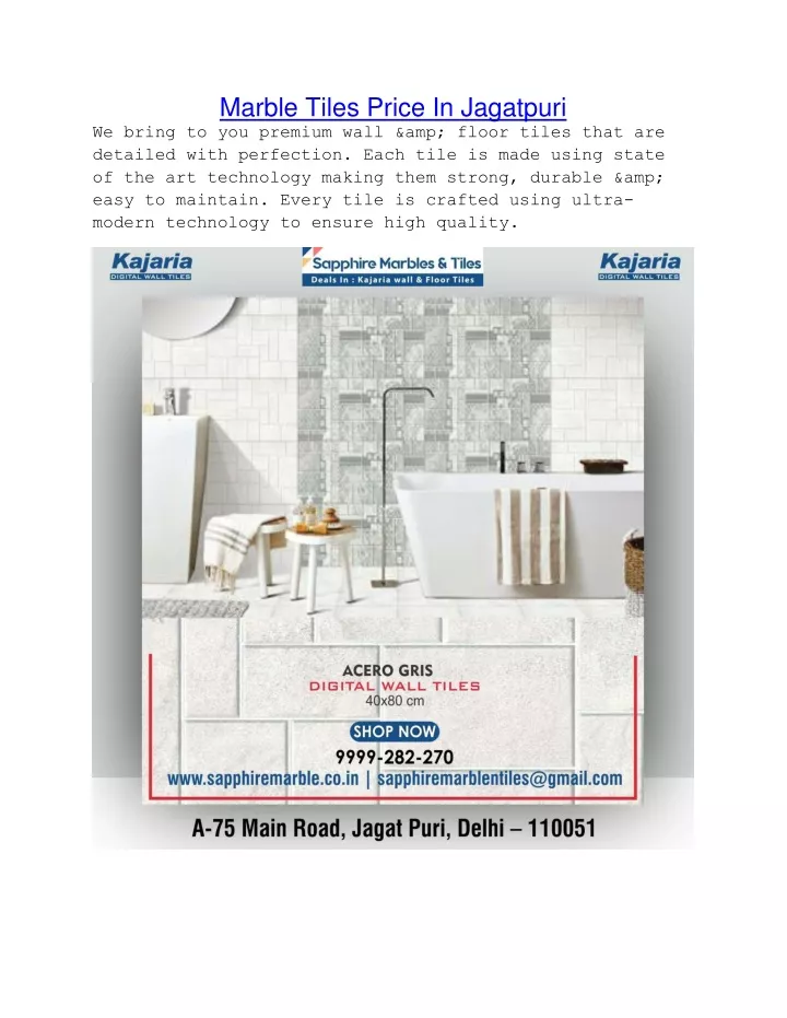 marble tiles price in jagatpuri we bring