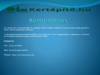 kertrendezes