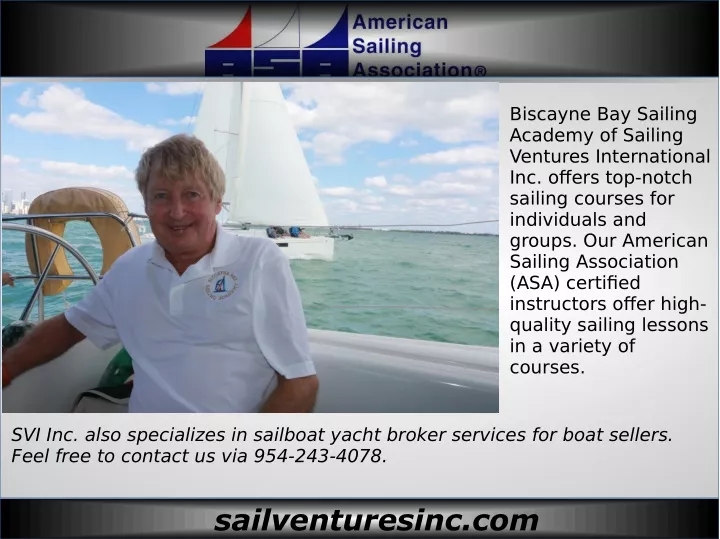 biscayne bay sailing academy of sailing ventures