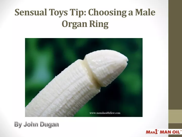 sensual toys tip choosing a male organ ring