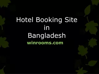 Hotel Booking Site in Bangladesh - Hotels in cox's Bazar
