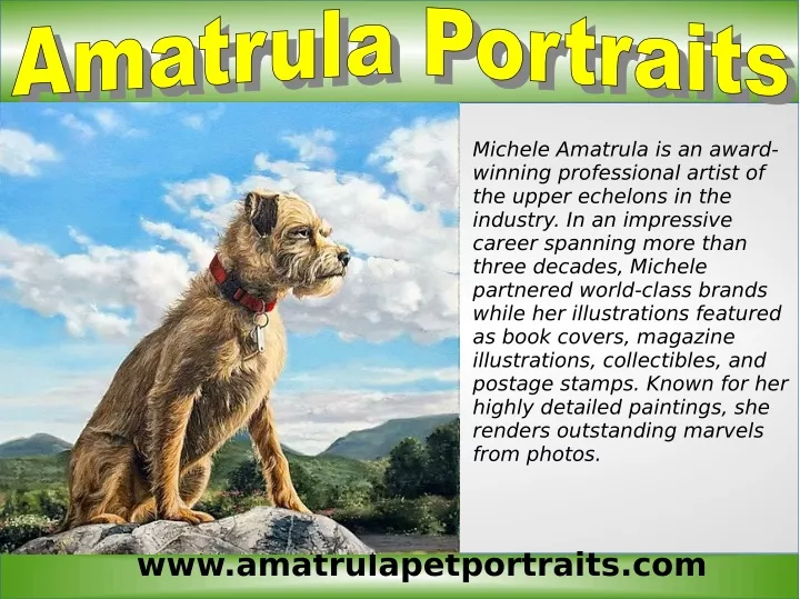 michele amatrula is an award winning professional