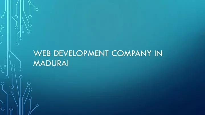 web development company in madurai