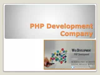 PHP Development Company - Note Performance Of Your PHP Website