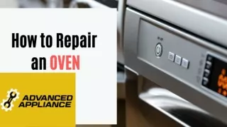 How To Repair an Oven