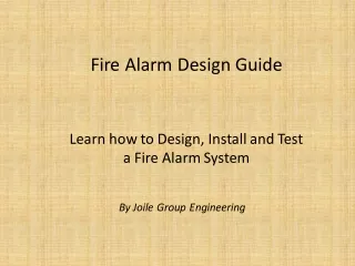 Fire alarm system components
