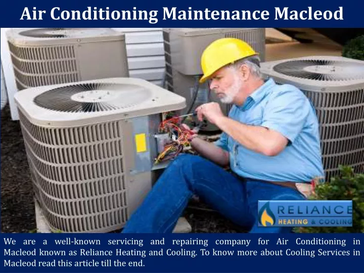 air conditioning maintenance macleod