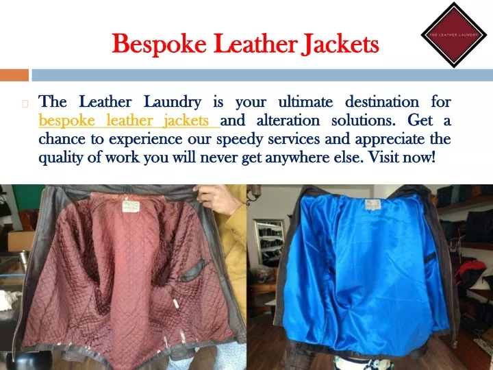 bespoke leather jackets