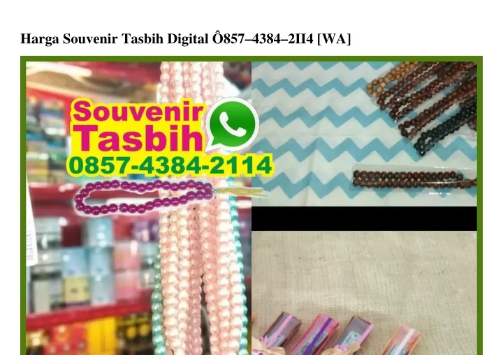 harga souvenir tasbih digital 857 4384 2ii4 wa