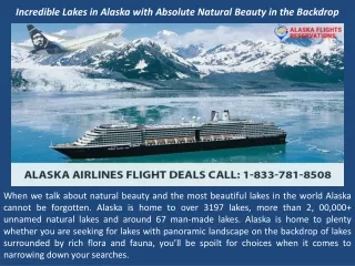 Incredible Lakes in Alaska with Absolute Natural Beauty in the Backdrop