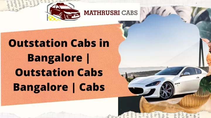 outstation cabs in bangalore outstation cabs