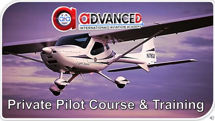 private pilot course training