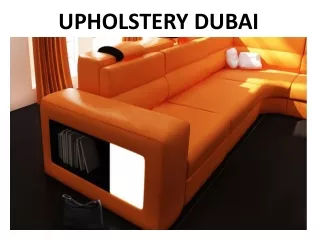 Upholstery Dubai