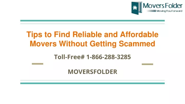 tips to find reliable and affordable movers without getting scammed