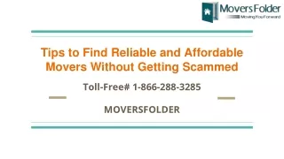 Tips to Find Affordable Movers Without Getting Scammed