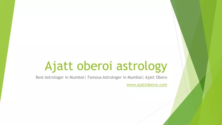 ajatt oberoi astrology best astrologer in mumbai