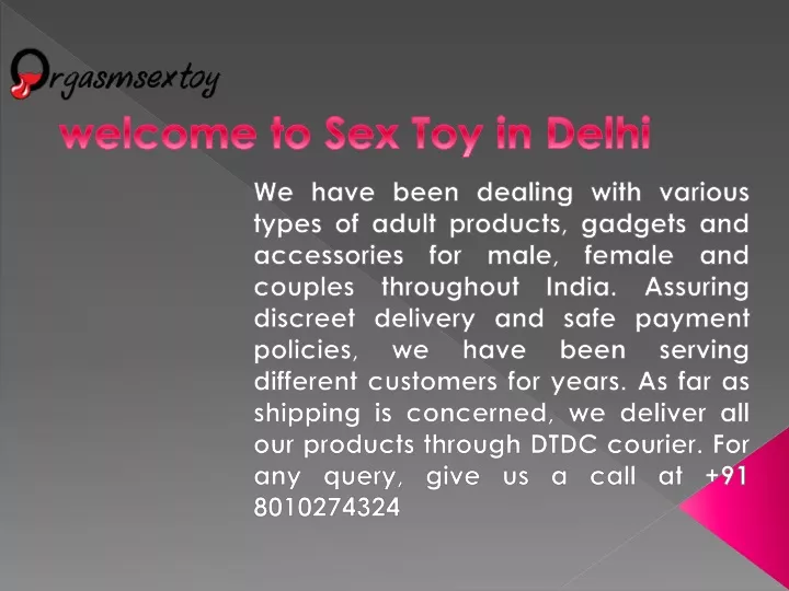 welcome to sex toy in delhi