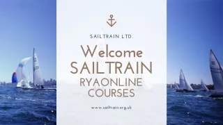 Advantages of the Sailtrain Online Courses