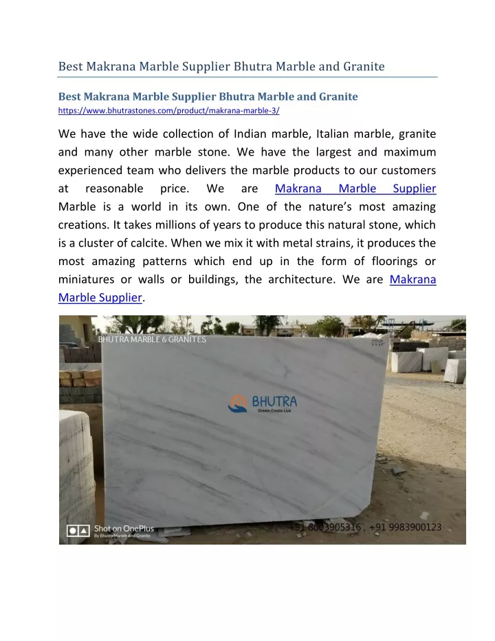 best makrana marble supplier bhutra marble