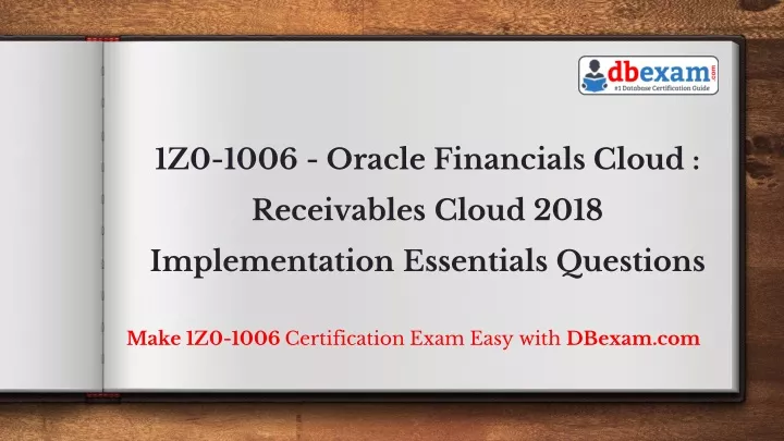 1z0 1006 oracle financials cloud