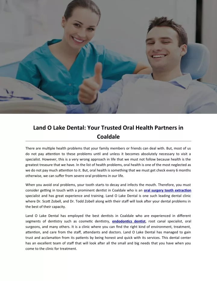 land o lake dental your trusted oral health