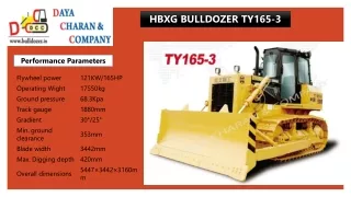 TY165-3 Bulldozer