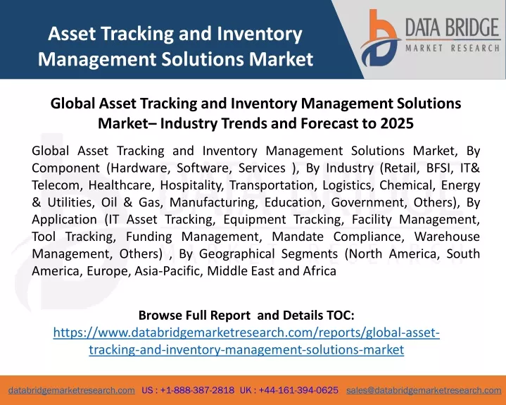 asset tracking and inventory management solutions