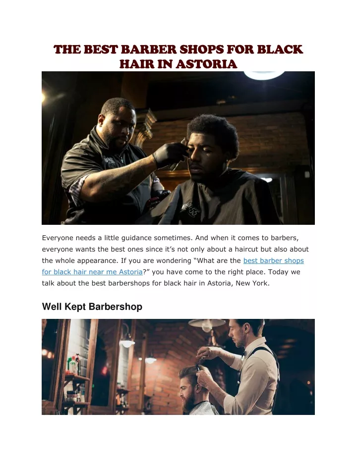 the best barber shops for black hair in astoria