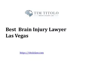 Best Brain Injury Lawyer Las Vegas