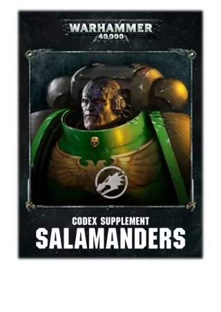 [PDF] Free Download Codex supplement: Salamanders Enhanced Edition By Games Workshop